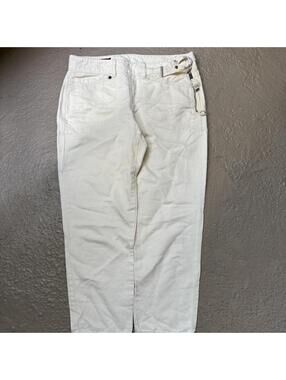 American Vintage Women's White and Cream Jeans